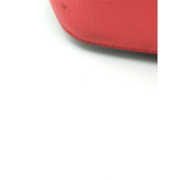 Anne Klein Pre- Owned Shoulder Bag Tan Trim - Pink Strap Gold AK Logo - Picture 12 of 13